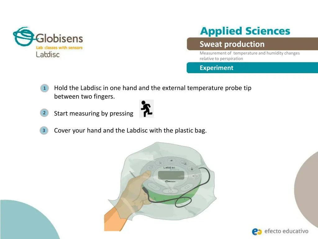 sweat production measurement of temperature 11