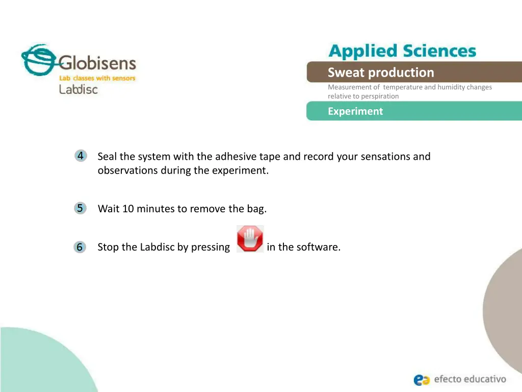 sweat production measurement of temperature 12