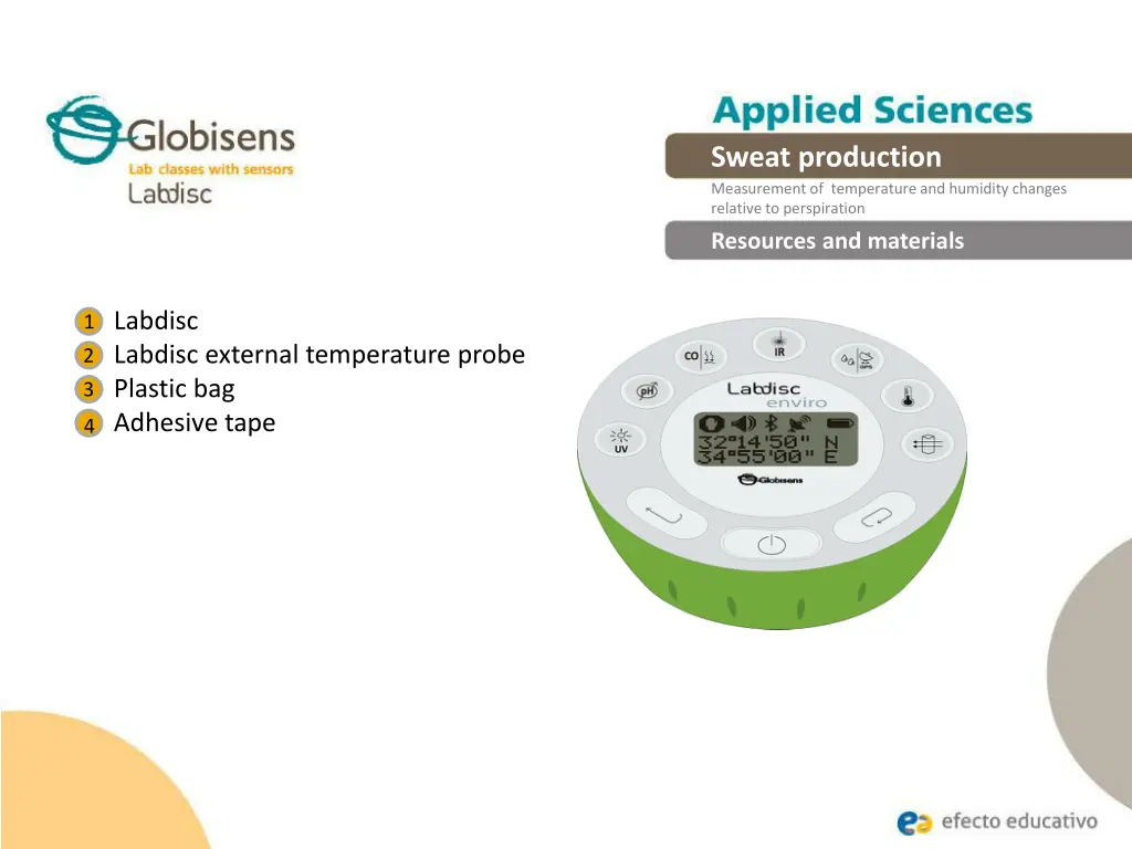 sweat production measurement of temperature 7