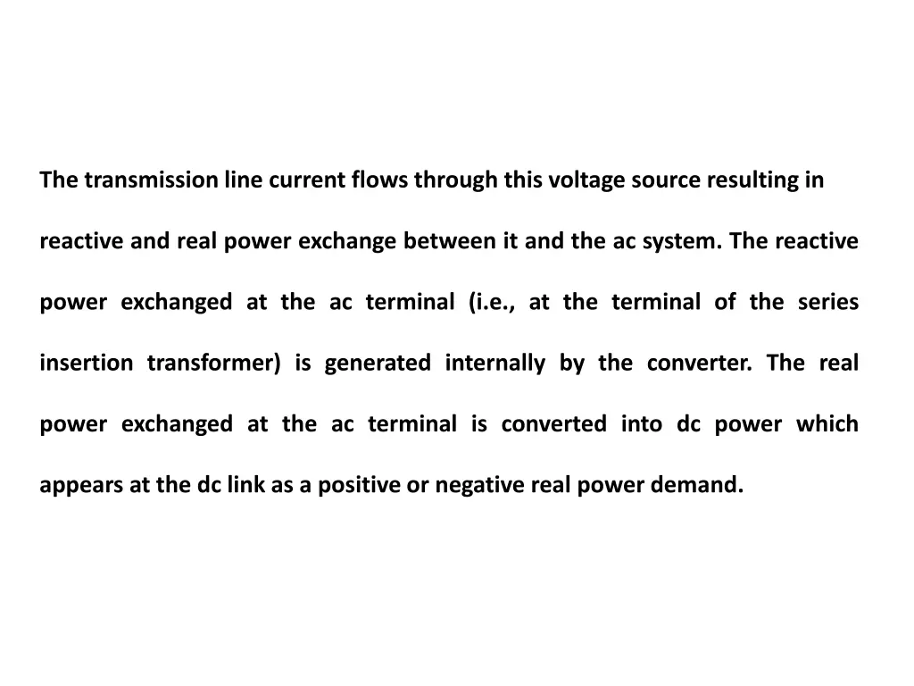 the transmission line current flows through this