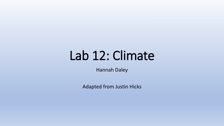 lab 12 climate lab 12 climate