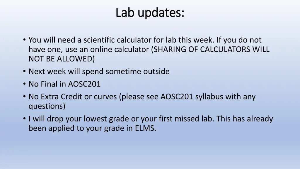 lab updates lab updates