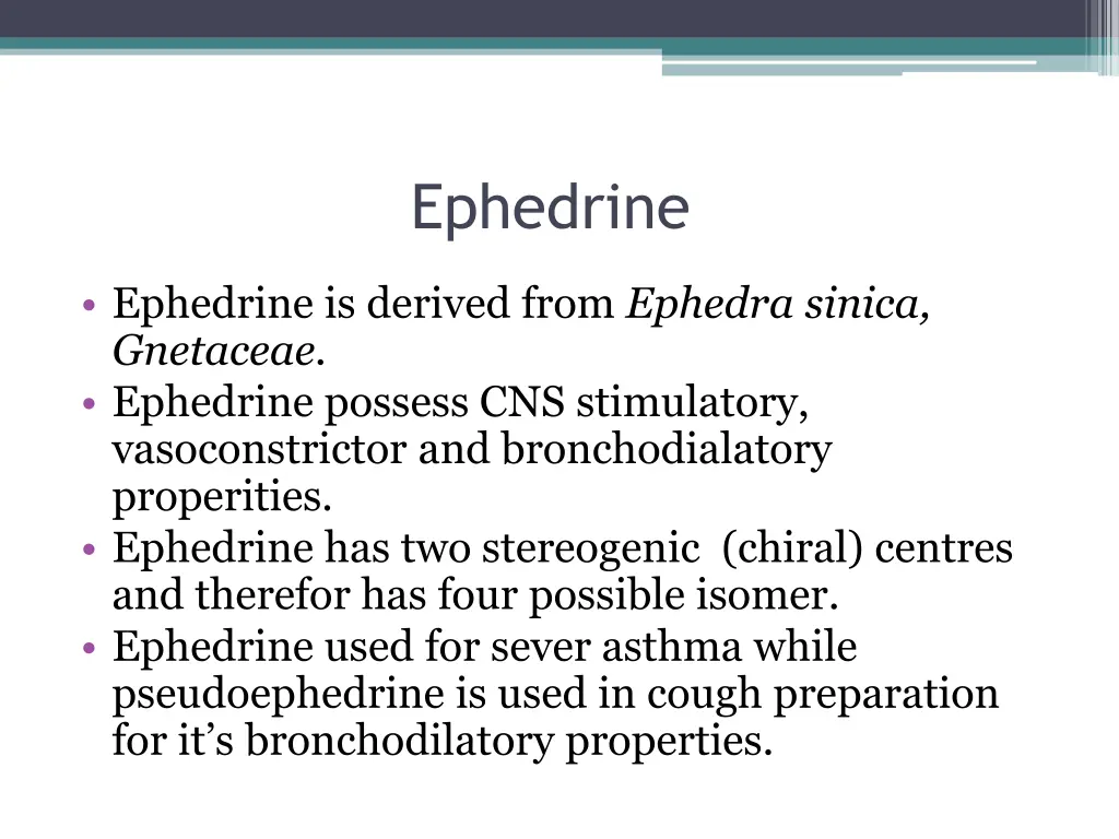 ephedrine