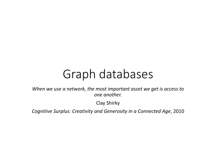 graph databases