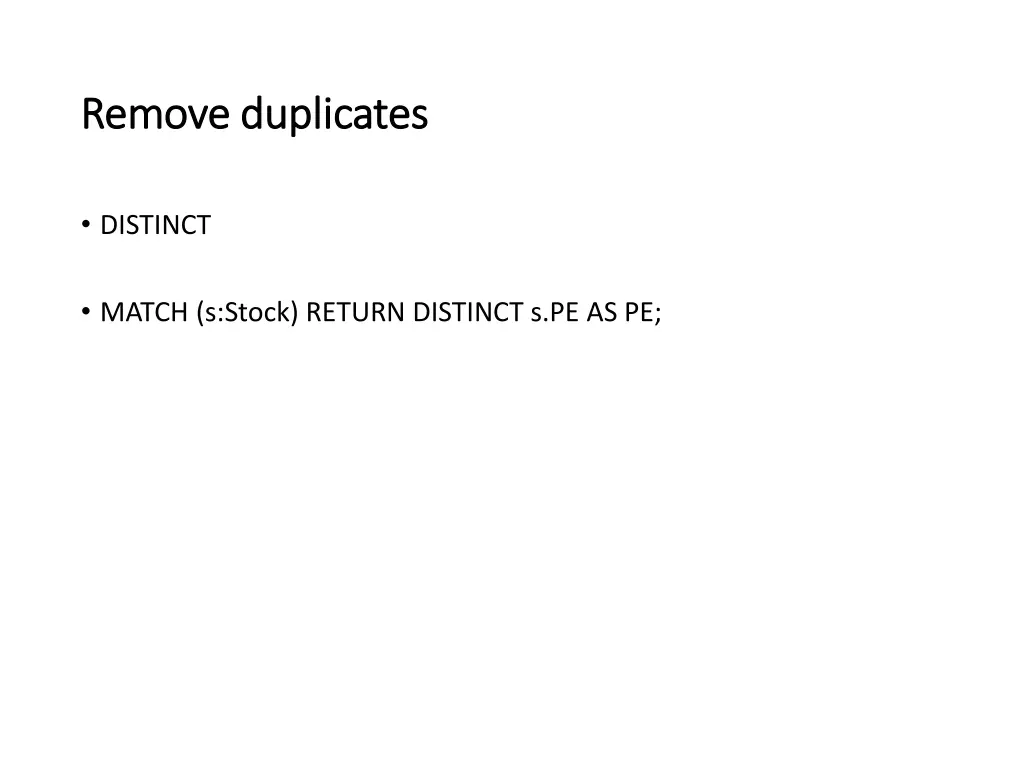 remove duplicates remove duplicates