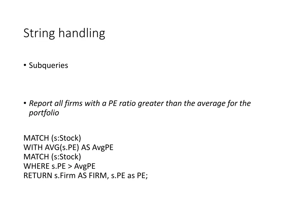 string handling 1