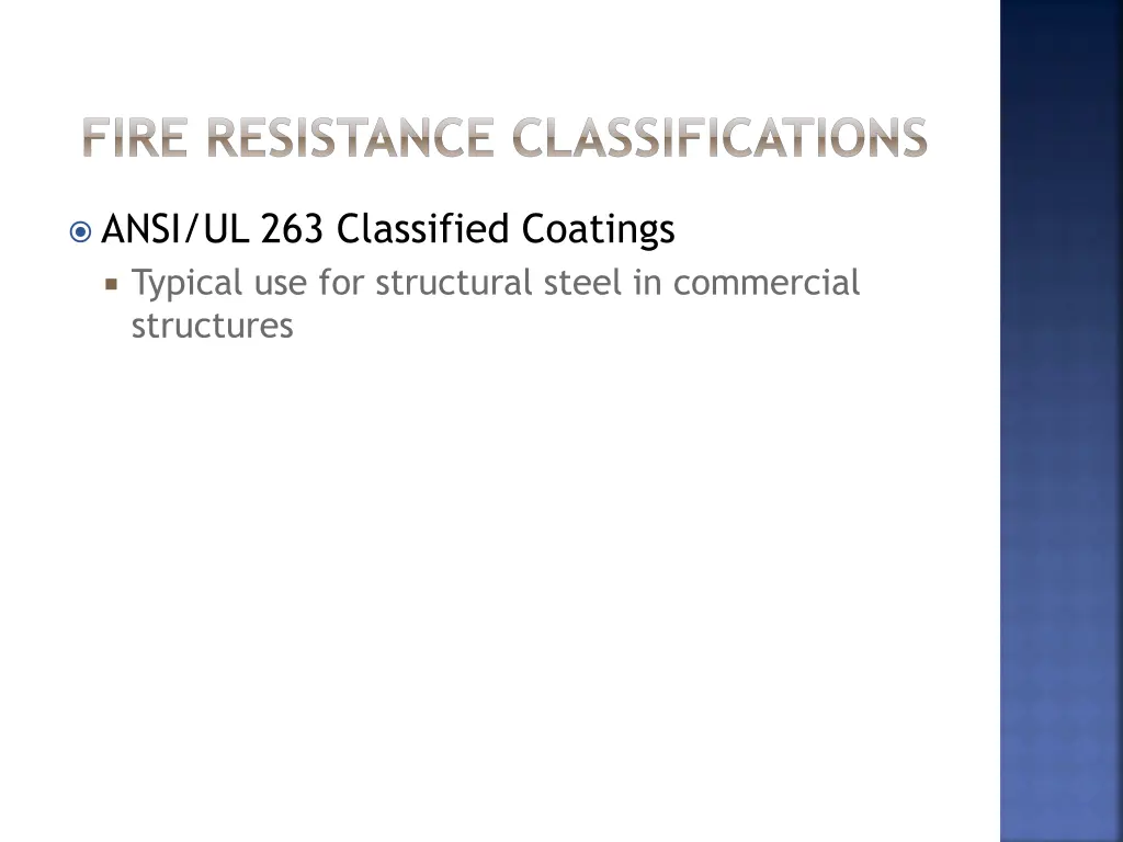 fire resistance classifications 2