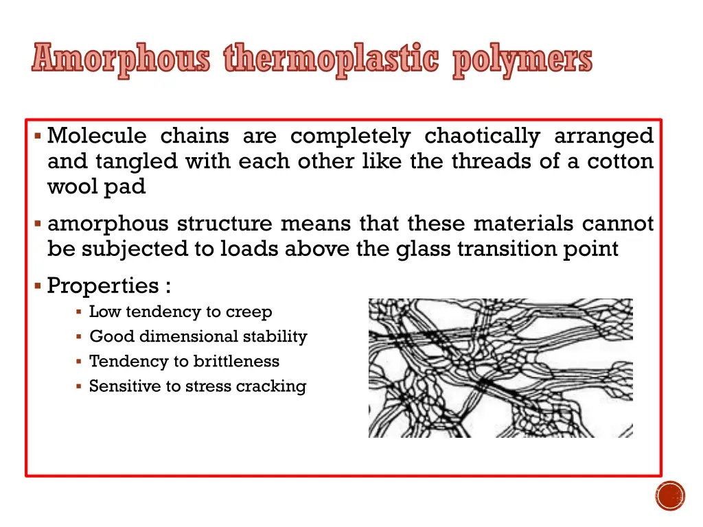 amorphous thermoplastic polymers