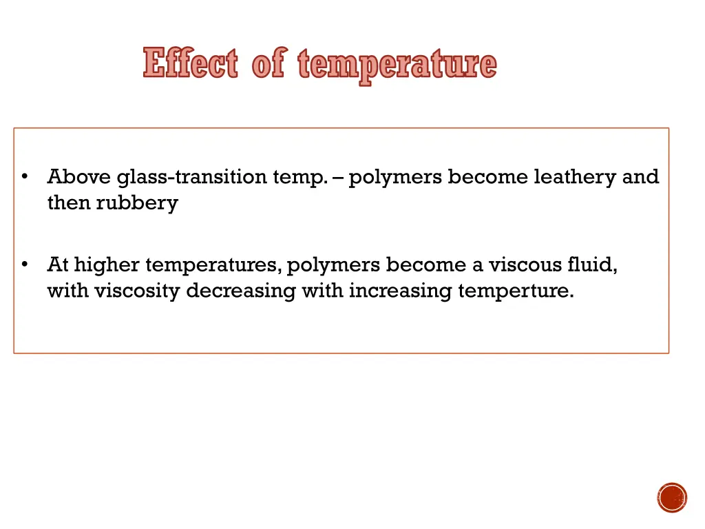 effect of temperature