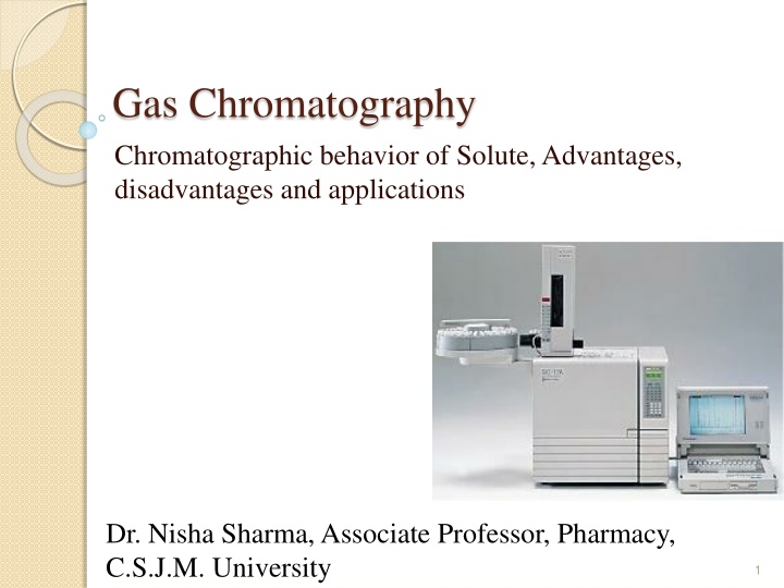 gas chromatography chromatographic behavior