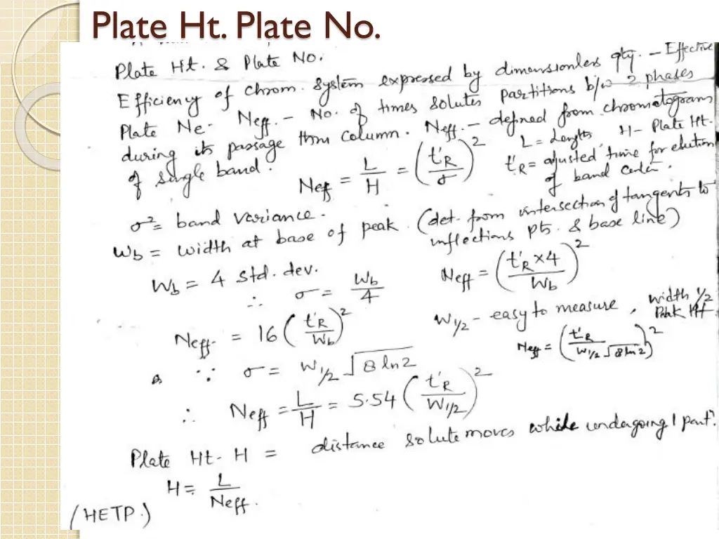 plate ht plate no