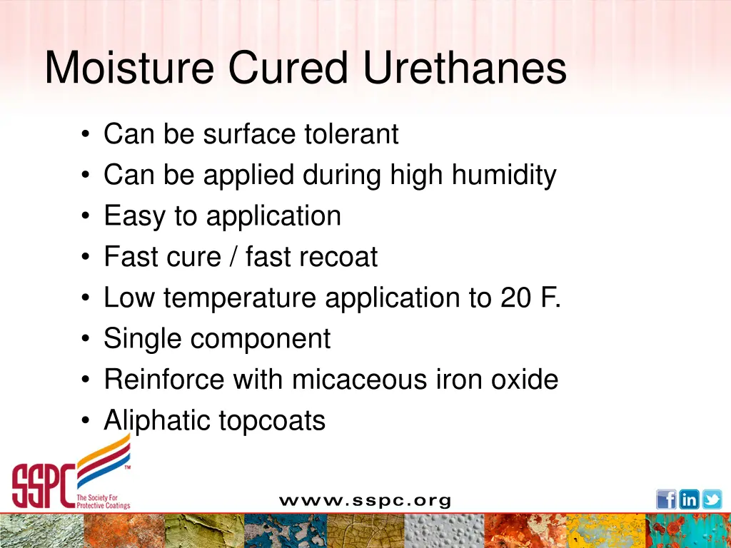 moisture cured urethanes