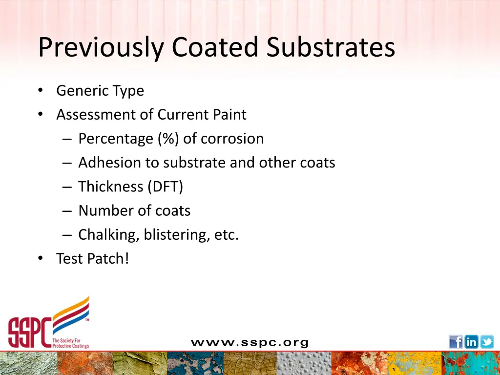 previously coated substrates