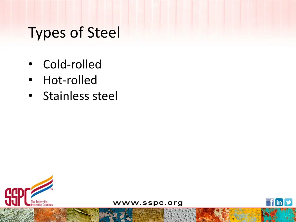 types of steel