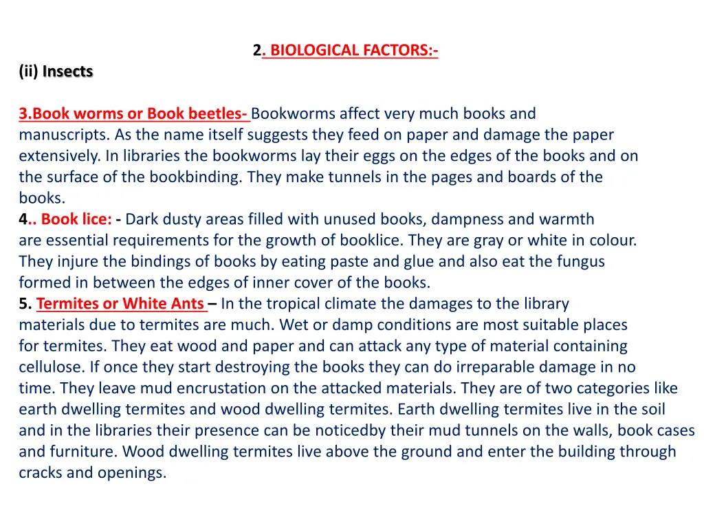 2 biological factors ii insects