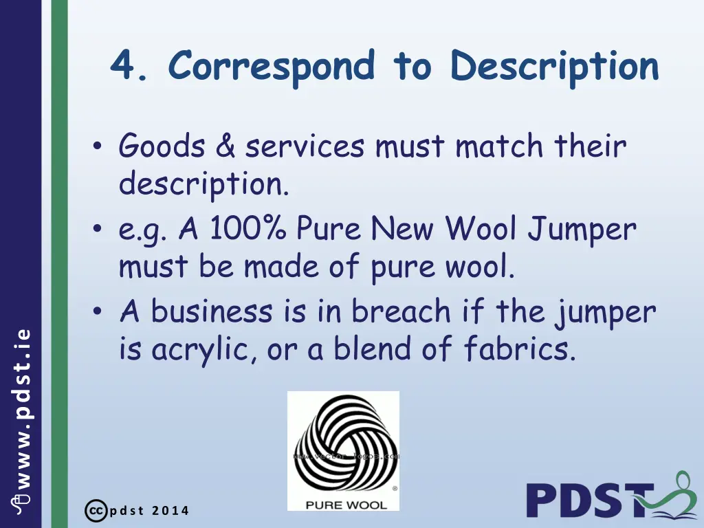 4 correspond to description