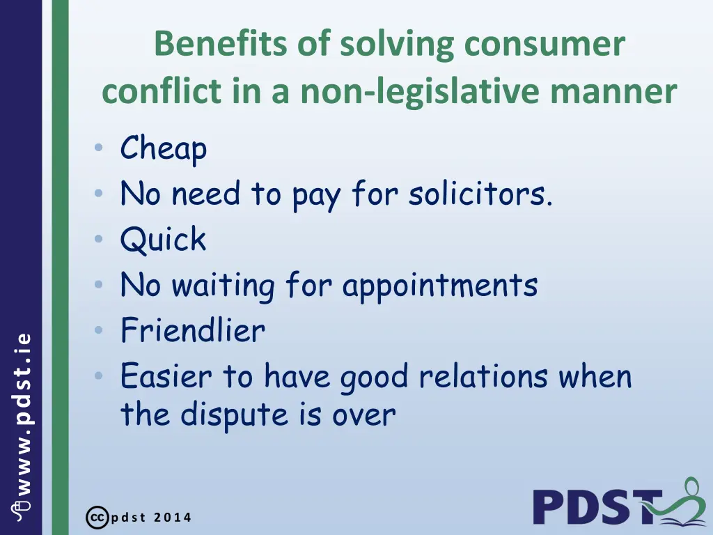 benefits of solving consumer conflict