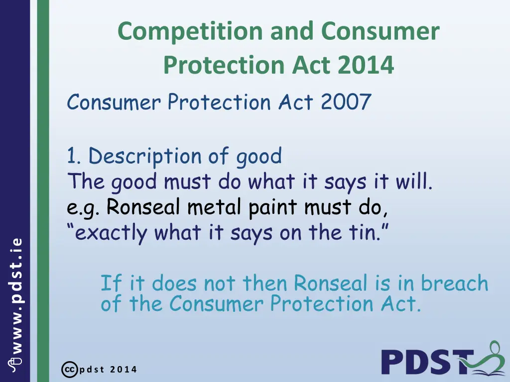 competition and consumer protection act 2014 1