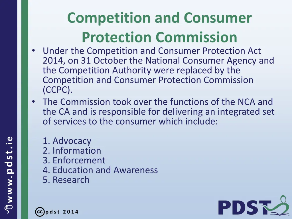 competition and consumer protection commission