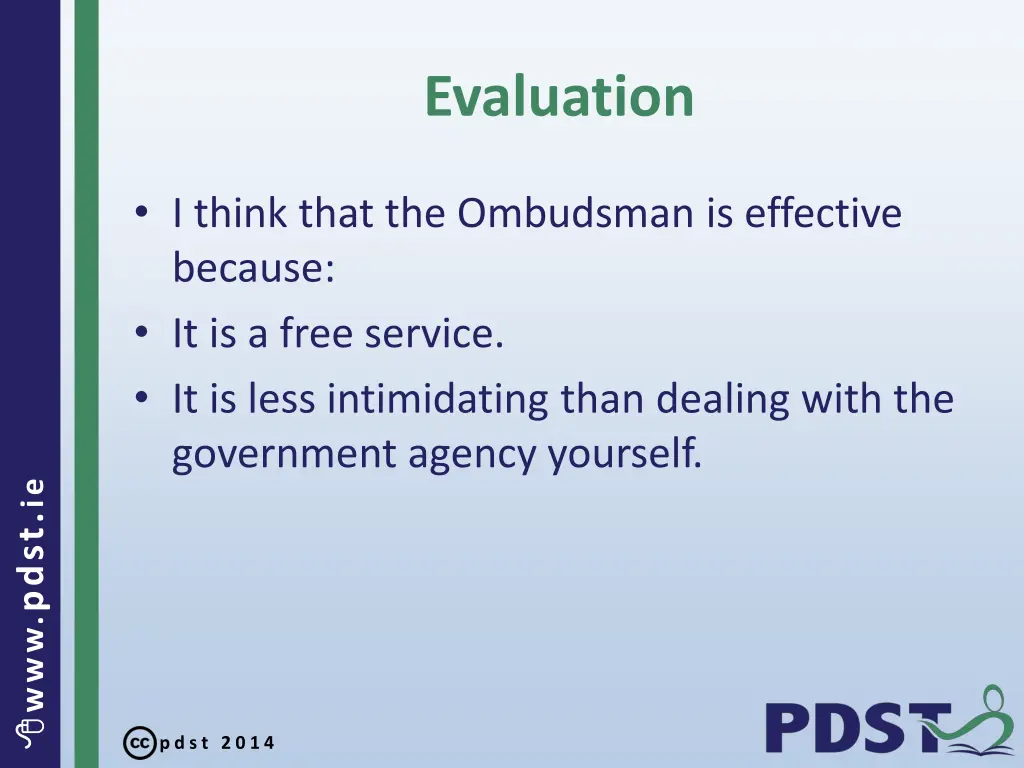 evaluation