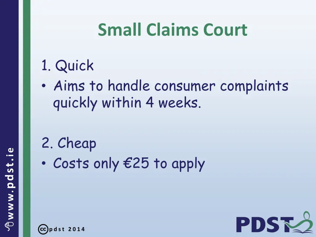 small claims court