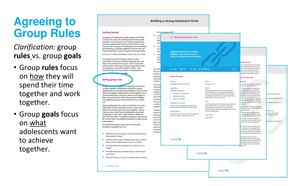 agreeing to group rules clarification group rules