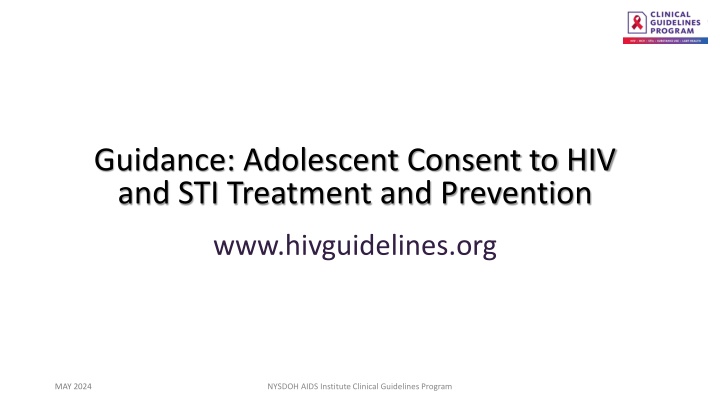 guidance adolescent consent