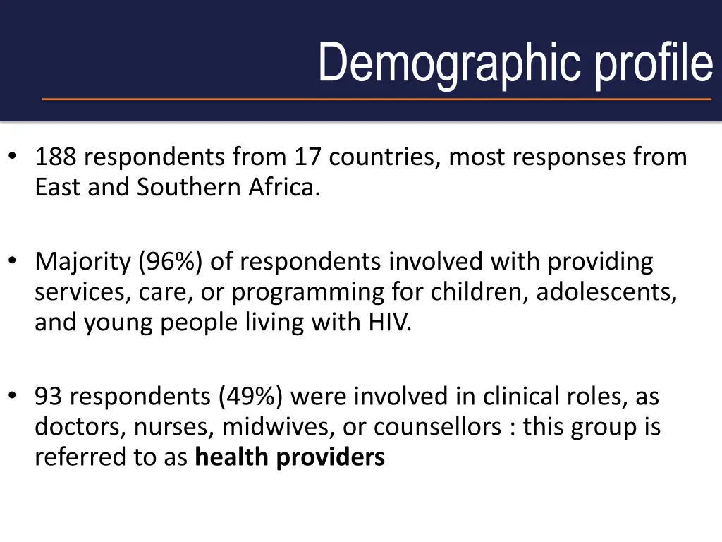 demographic profile