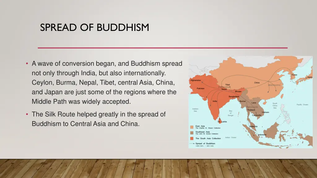spread of buddhism