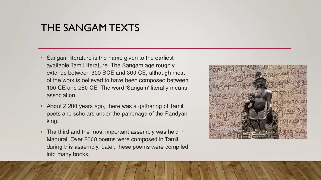 the sangam texts