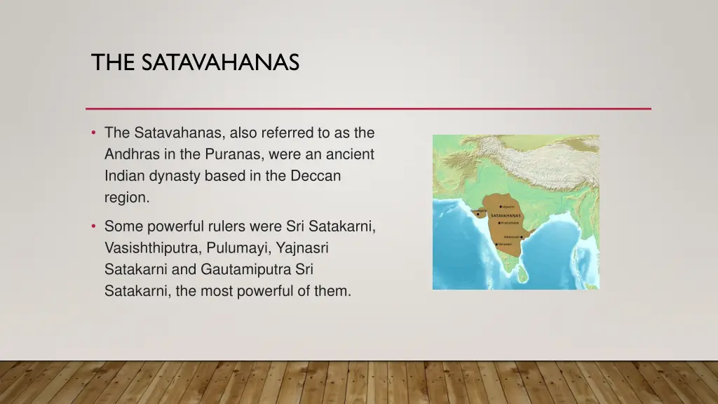 the satavahanas
