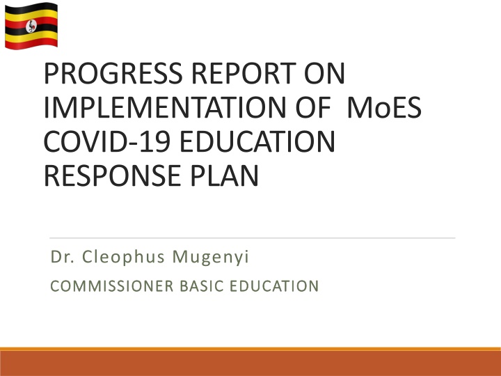 progress report on implementation of moes covid