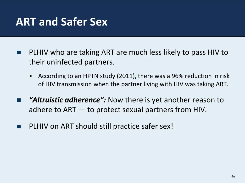 art and safer sex