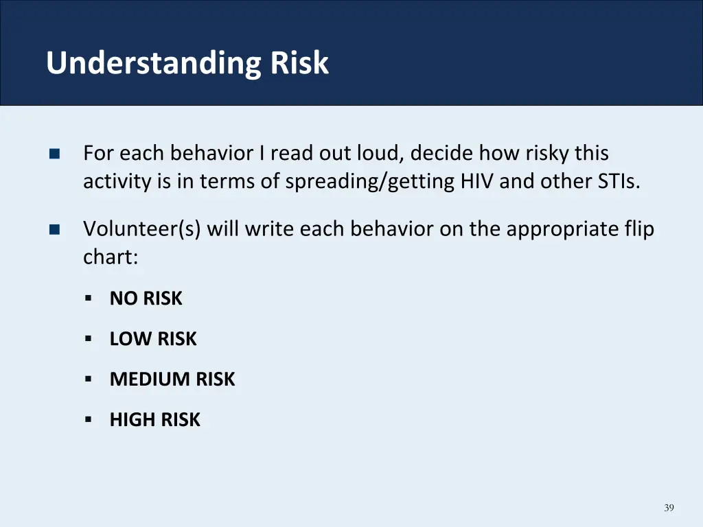 understanding risk