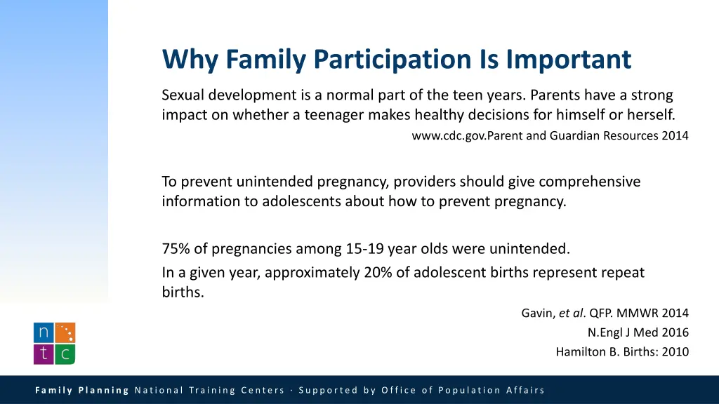 why family participation is important