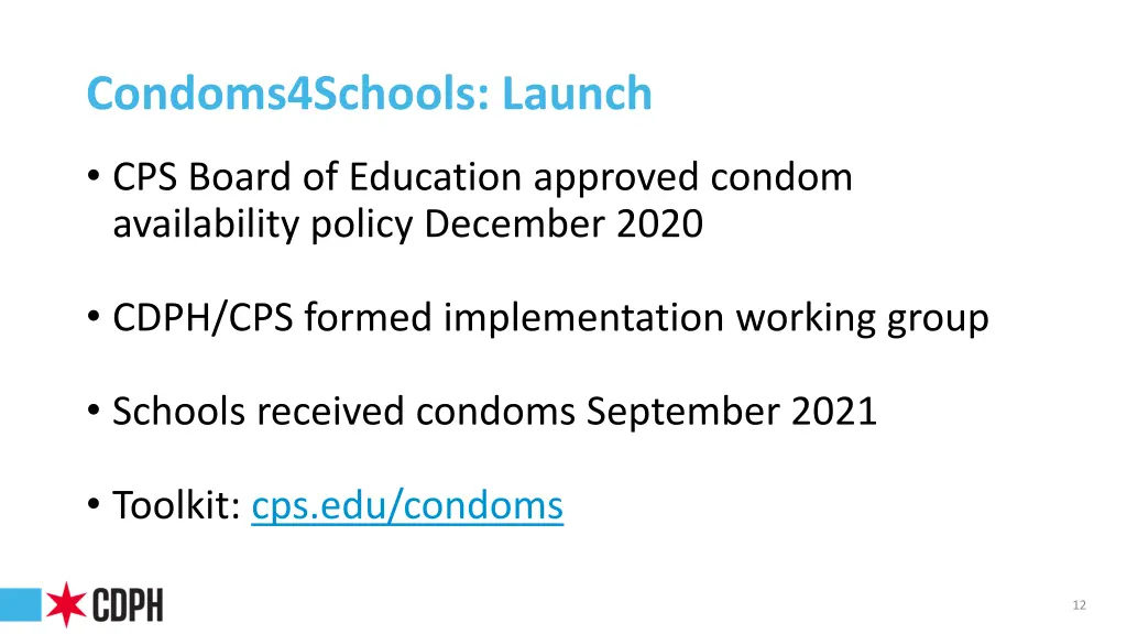 condoms4schools launch