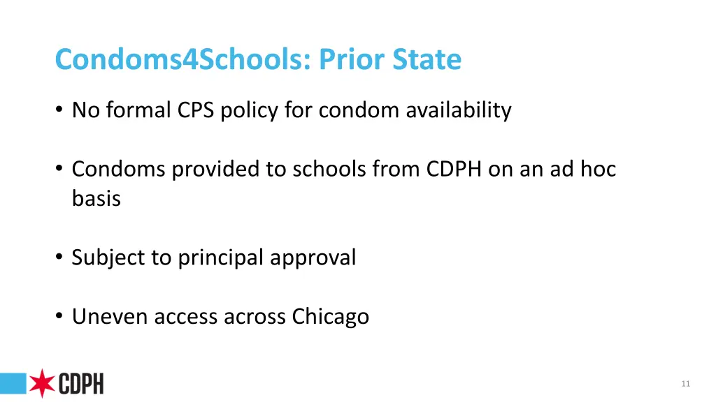 condoms4schools prior state