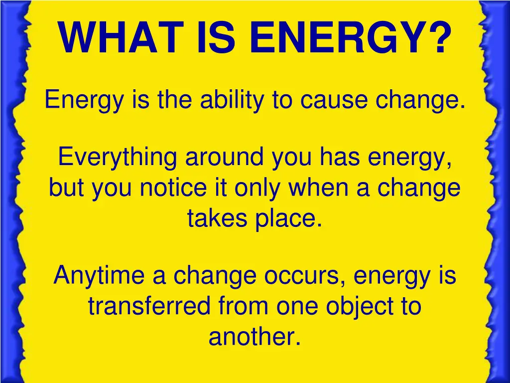 what is energy