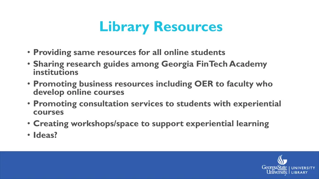 library resources