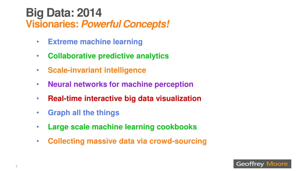 big data 2014 visionaries powerful concepts