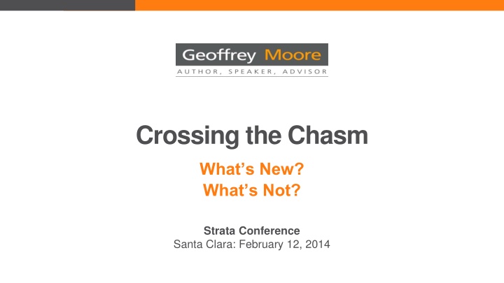 crossing the chasm