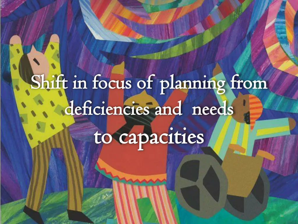 shift in focus of planning from shift in focus