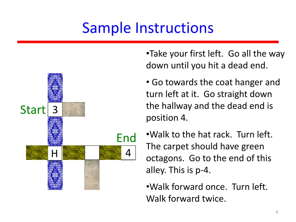 sample instructions