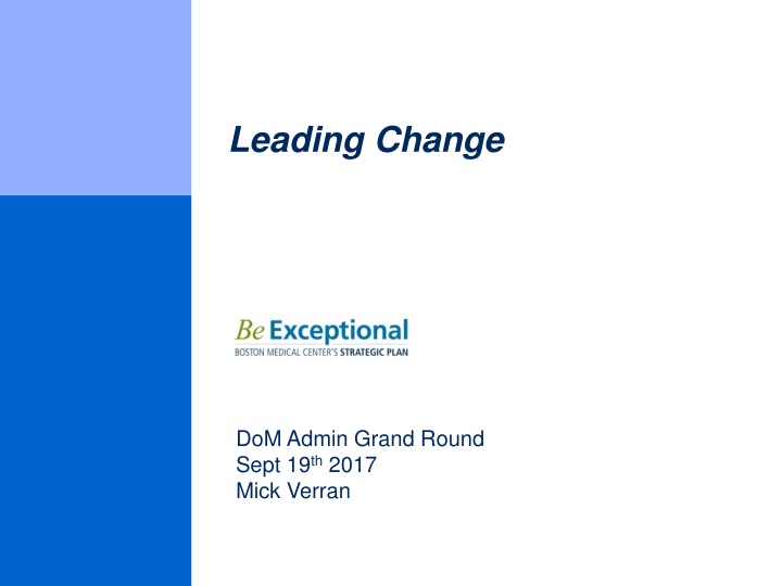 leading change