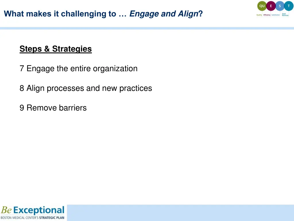 what makes it challenging to engage and align