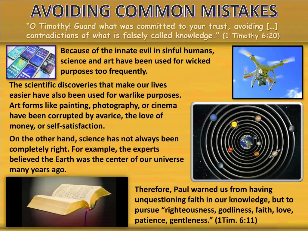 avoiding common mistakes o timothy guard what