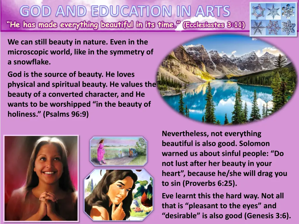 god and education in arts he has made everything 1