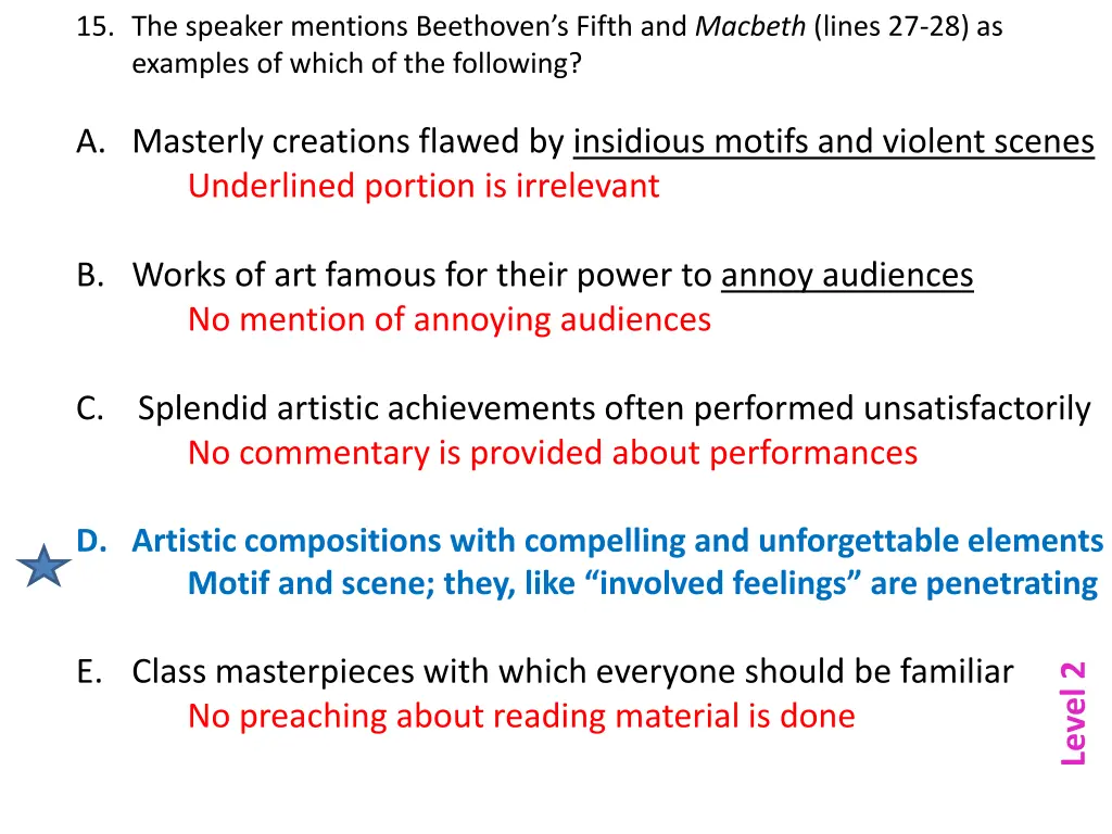 15 the speaker mentions beethoven s fifth 2