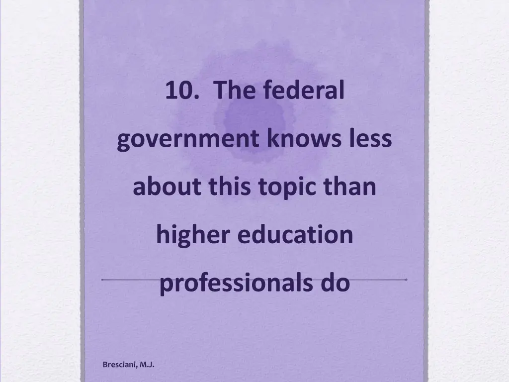 10 the federal