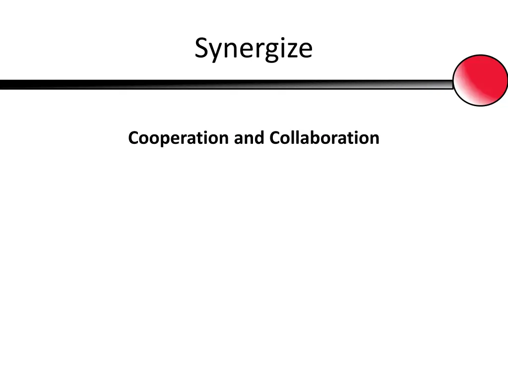 synergize